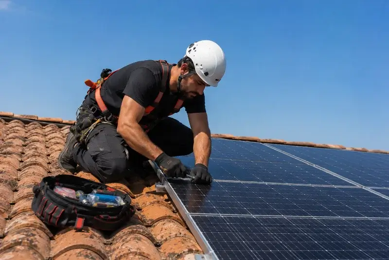 Maintenance et monitoring de panneaux solaires à Beurlay